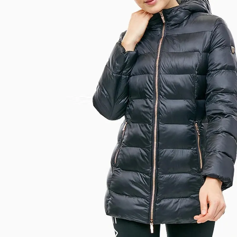 Quilted Hooded Down Jacket