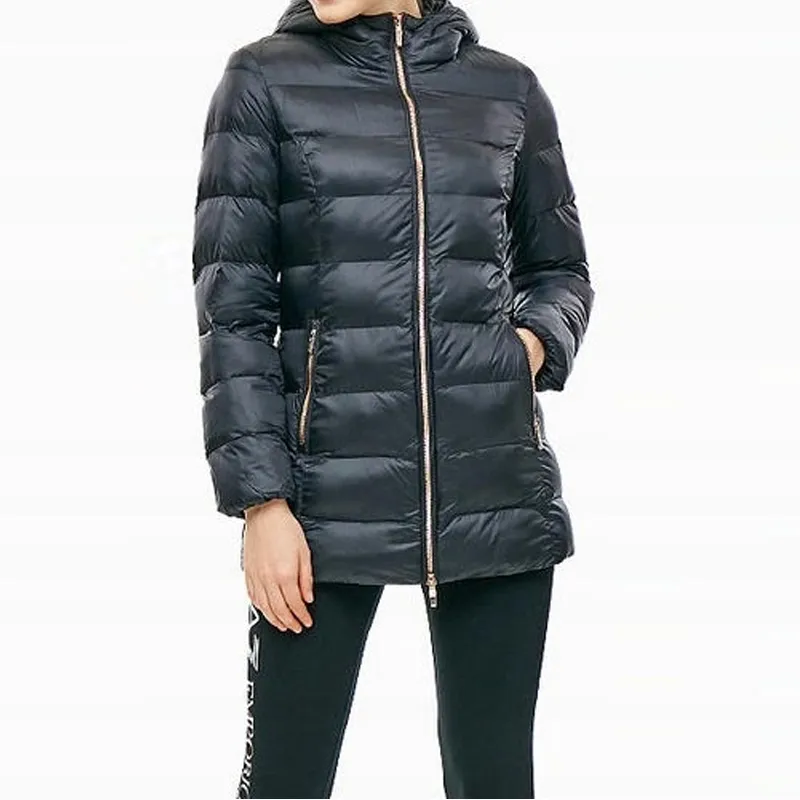 Quilted Hooded Down Jacket