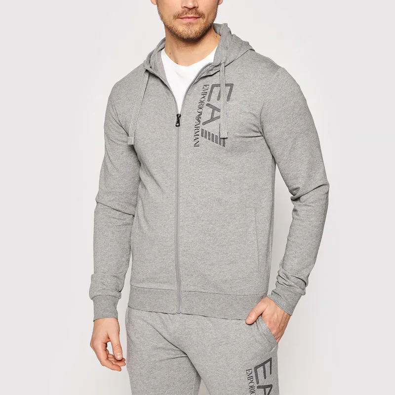 Logo Hooded Casual Jacket