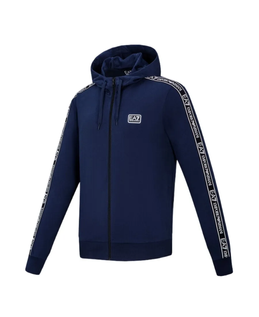 Logo Tape Zip Hoodie