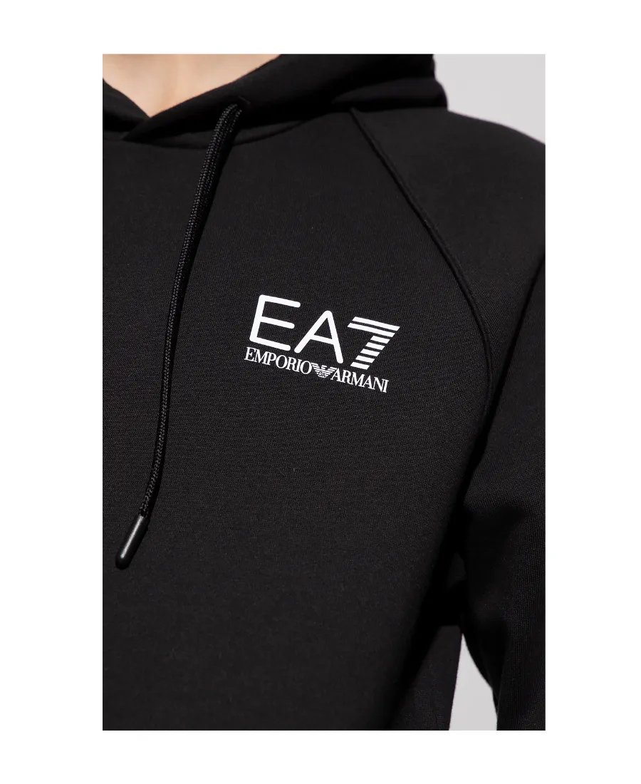 Logo-Printed Drawstring Hoodie
