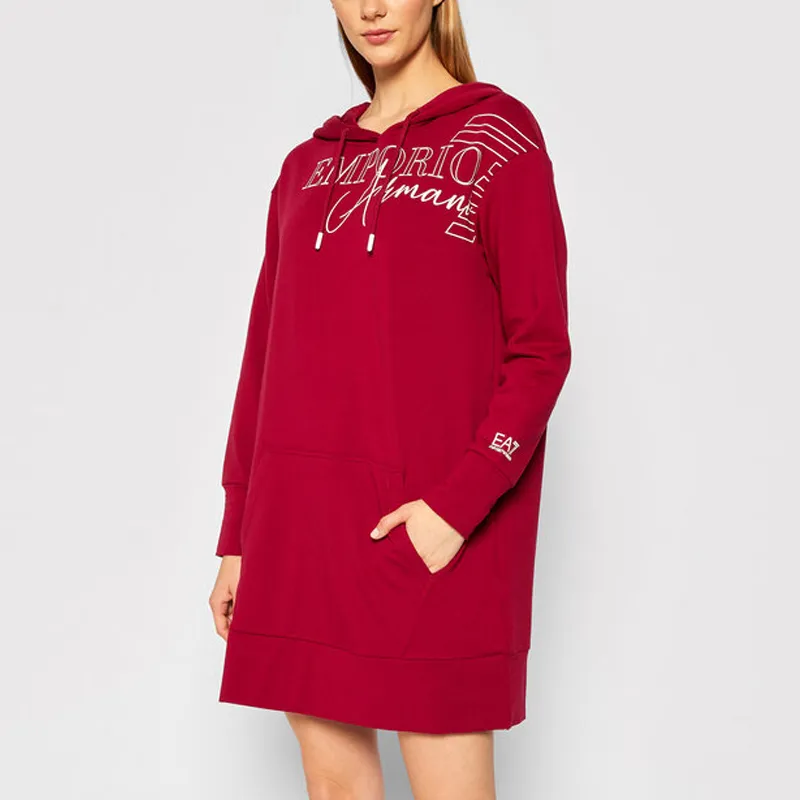 Logo Hooded Dress