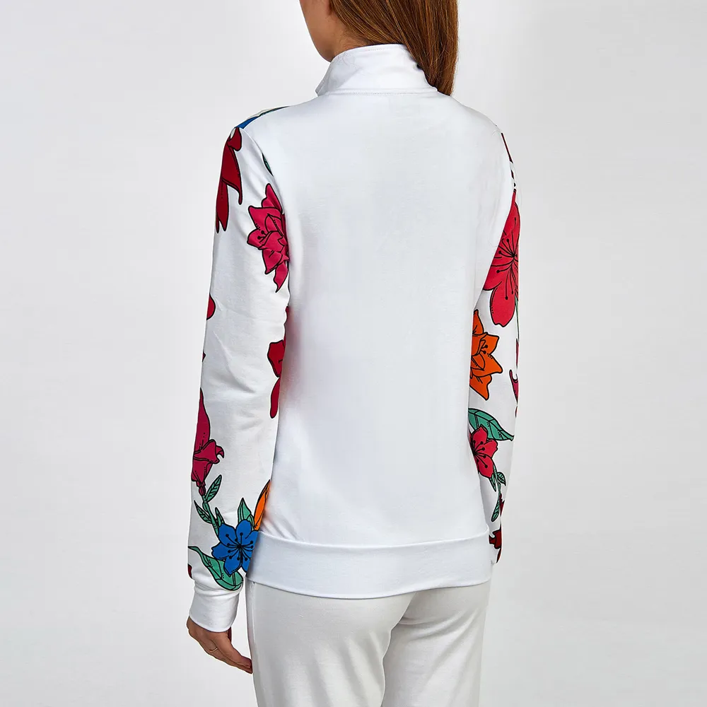 Floral Print Track Jacket