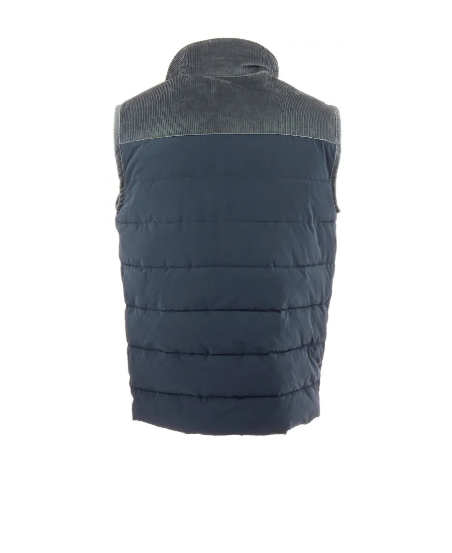 Logo Sleeveless Down Jacket