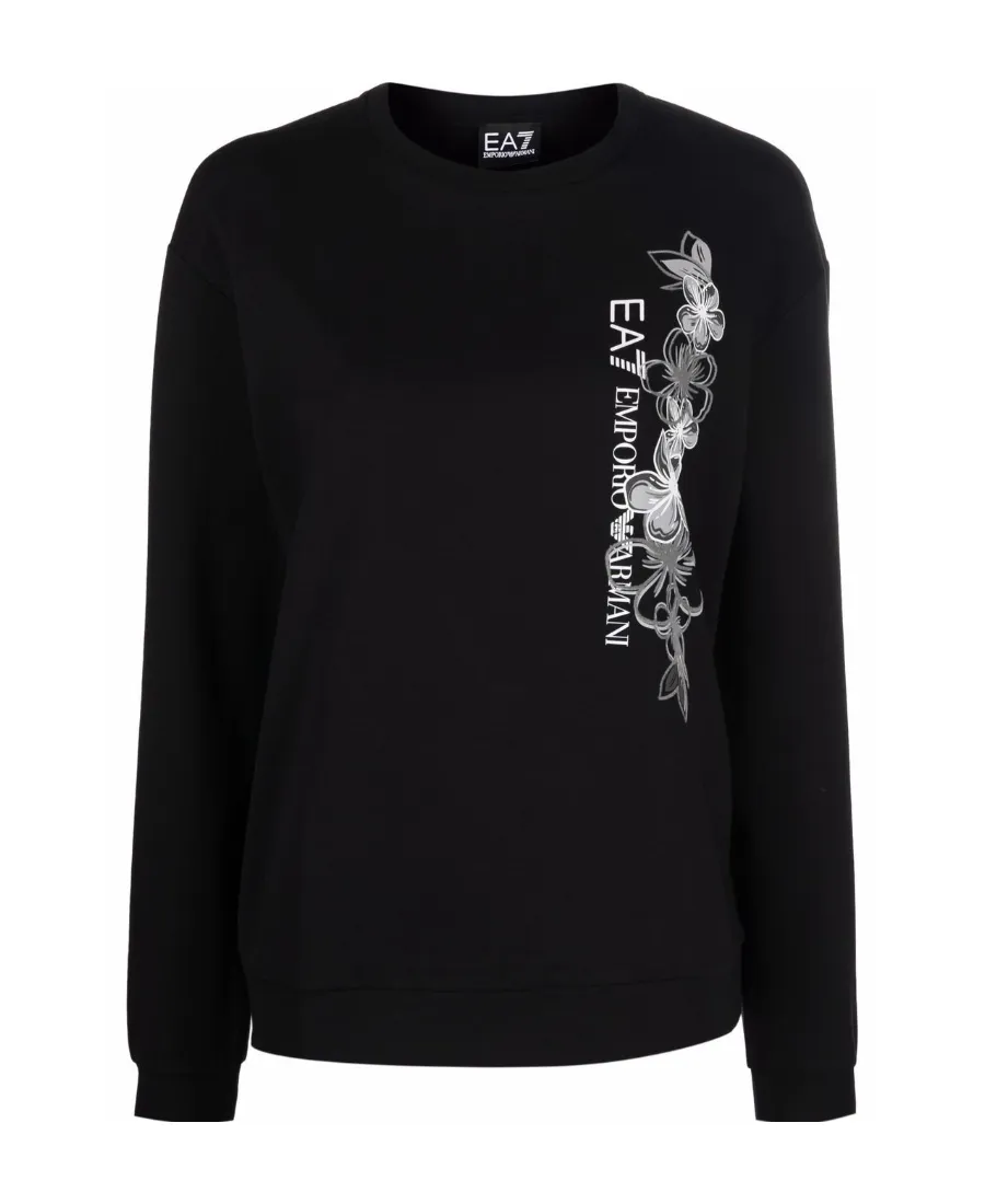 Floral-Print Cotton Sweatshirt