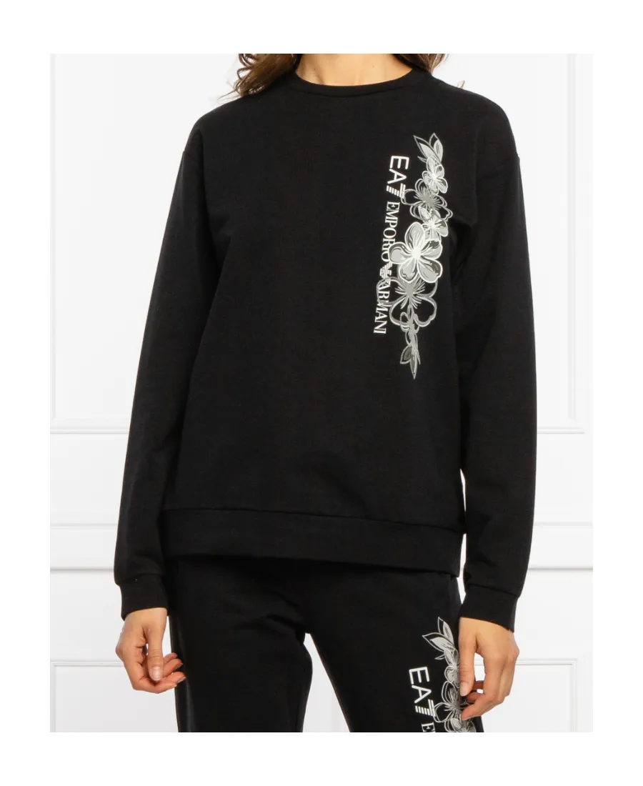 Floral-Print Cotton Sweatshirt