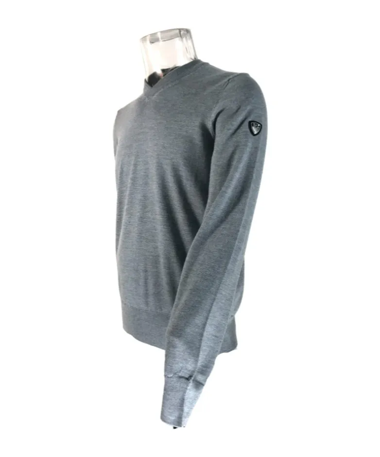 V-Neck Long-Sleeved Sweater
