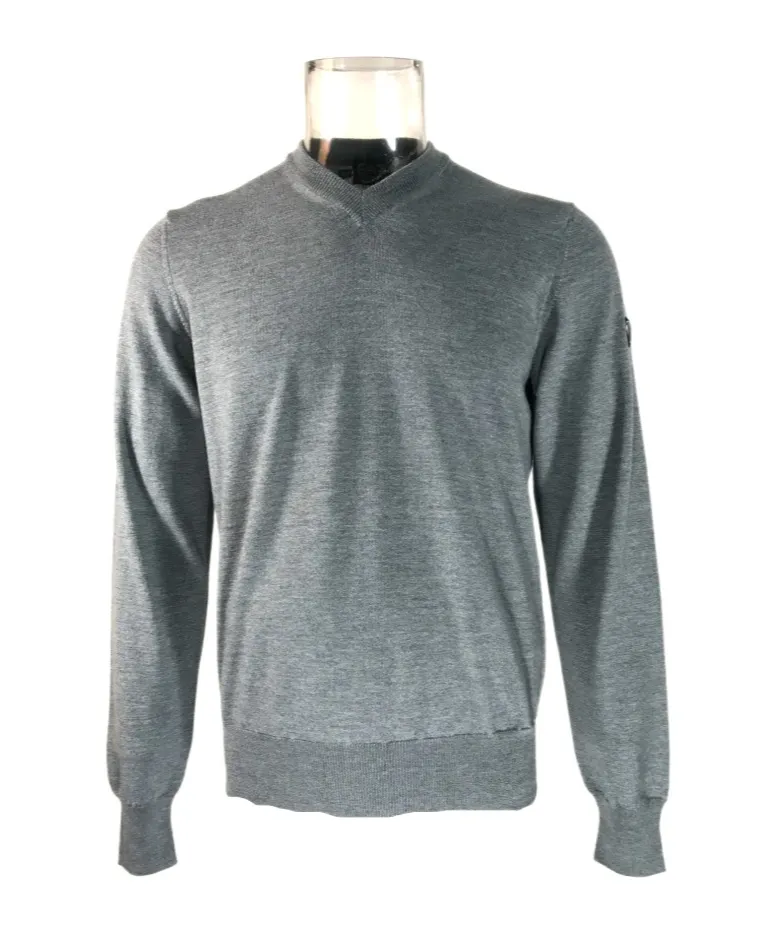 V-Neck Long-Sleeved Sweater