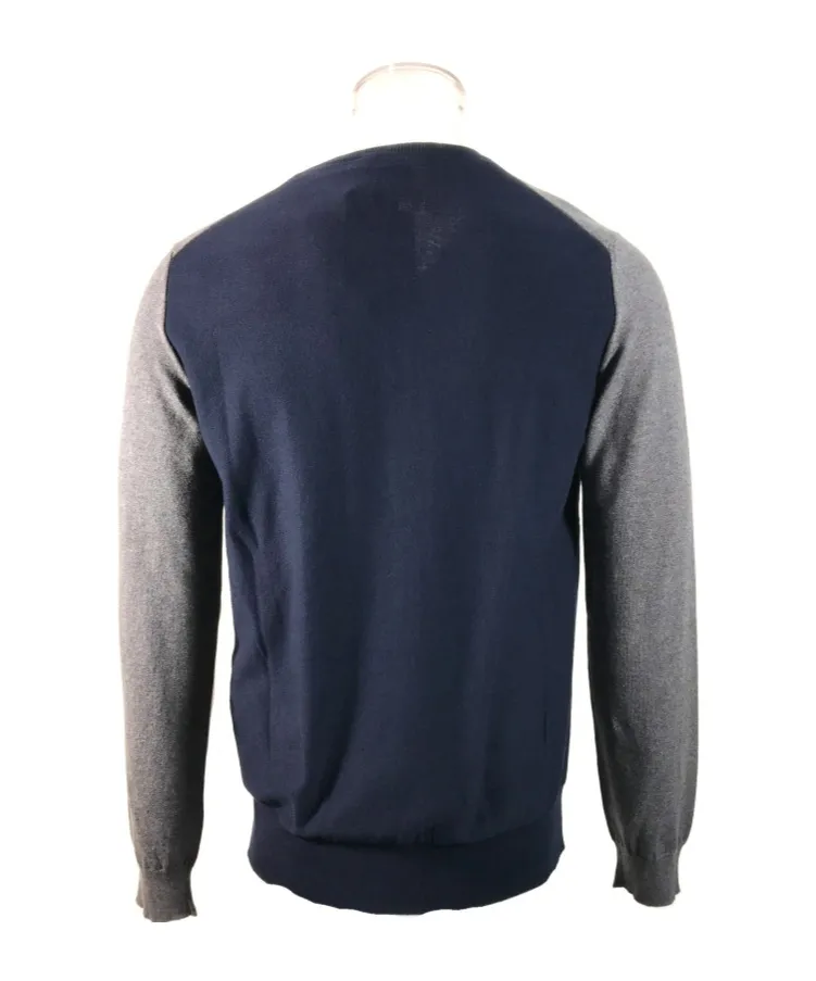 V-Neck Long-Sleeved Sweater