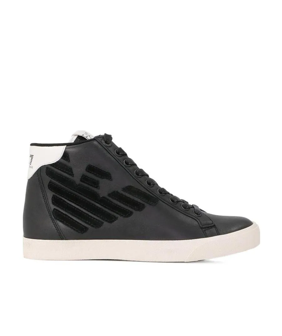 High-Top Lace-Up Casual Sneakers