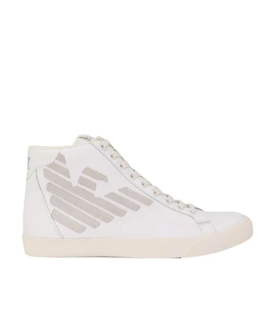 High-Top Lace-Up Casual Sneakers
