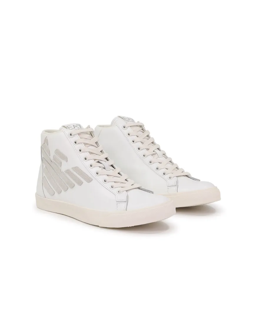High-Top Lace-Up Casual Sneakers
