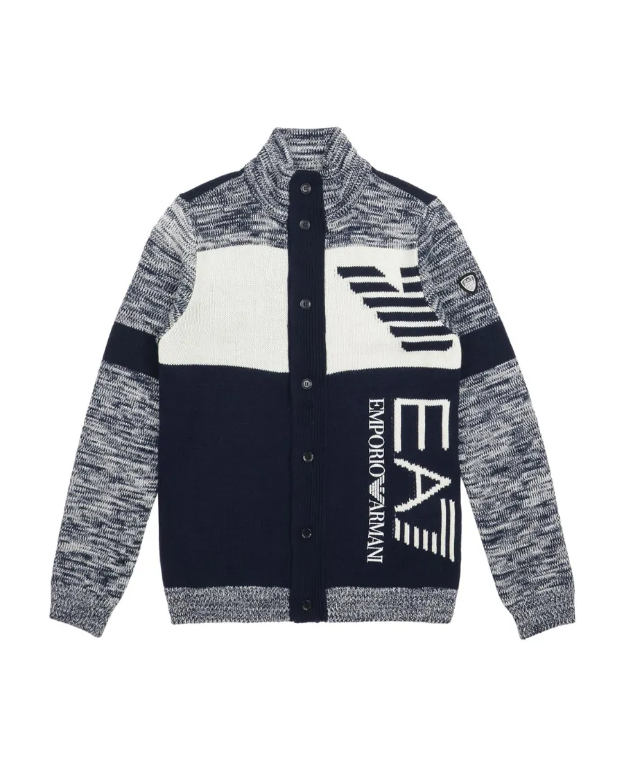 Long-Sleeved Sweater Cardigan