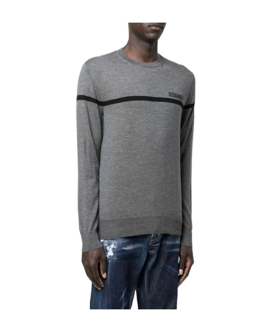 Logo-Embroidered Crewneck Pullover