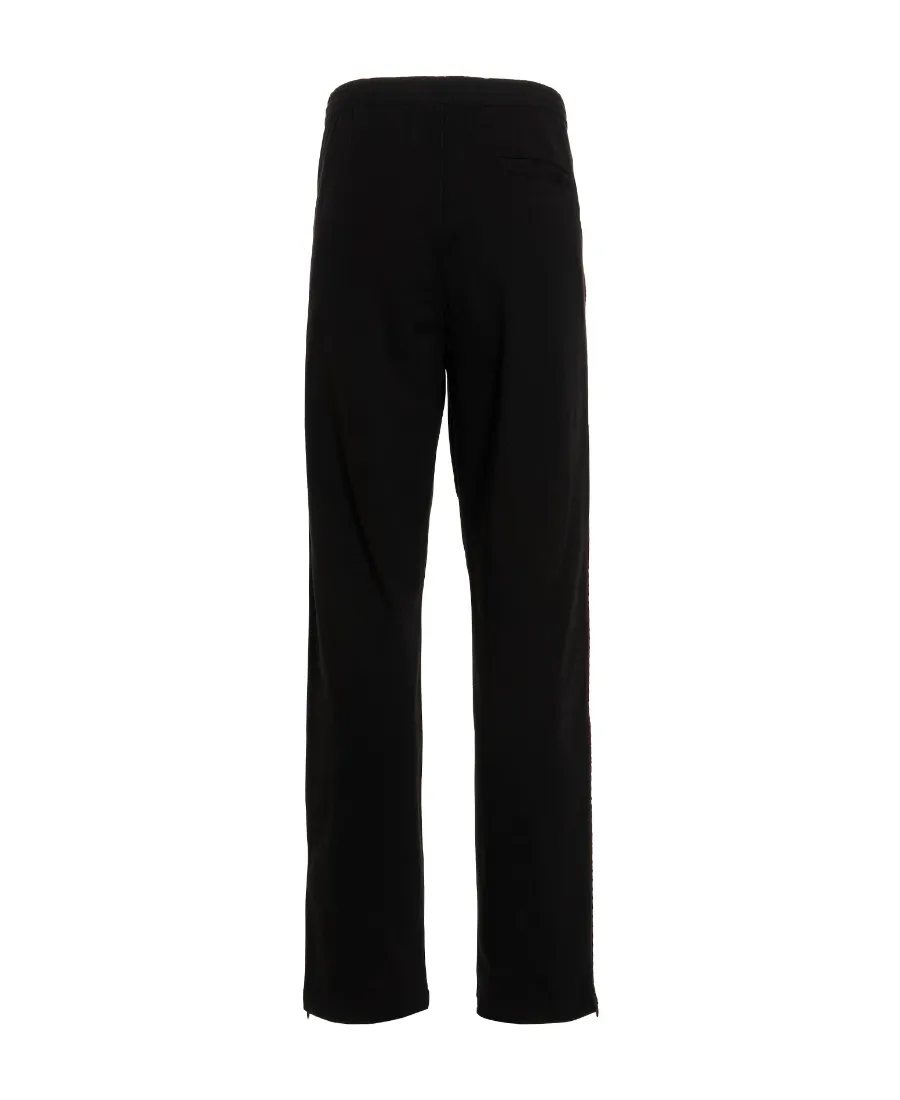 Logo-Tape Elasticated Waist Track Pants