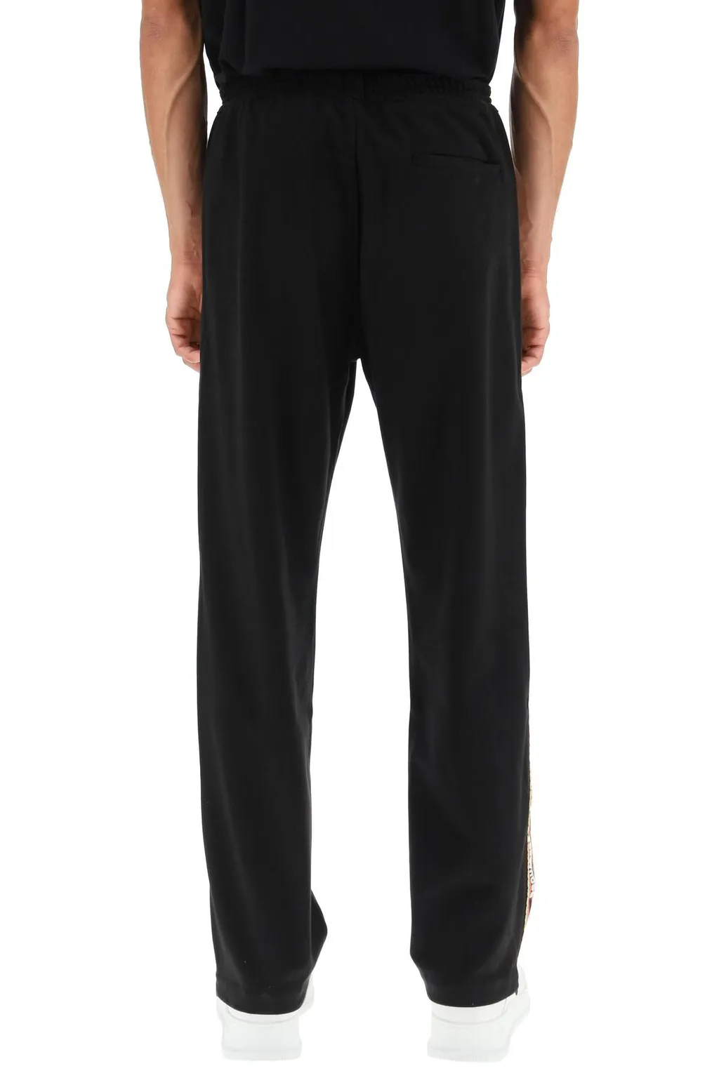 Logo-Tape Elasticated Waist Track Pants