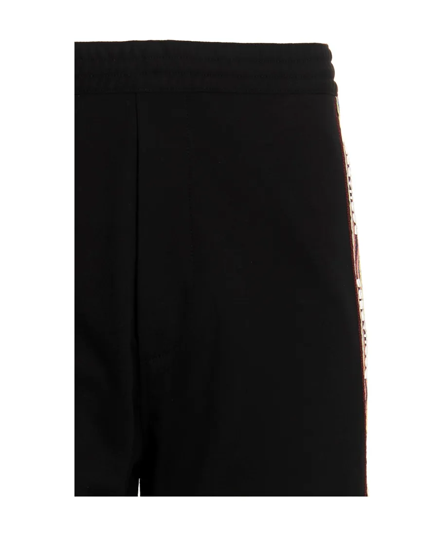 Logo-Tape Elasticated Waist Track Pants