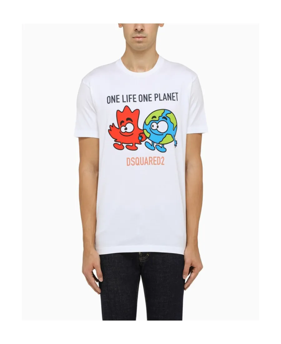 Logo Printed Crewneck T-Shirt