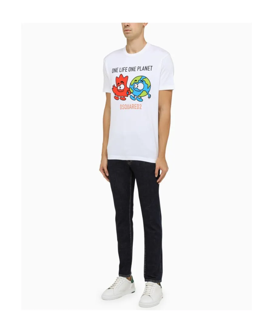 Logo Printed Crewneck T-Shirt