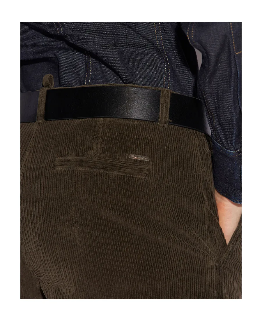 Baggy Cut Corduroy Trousers