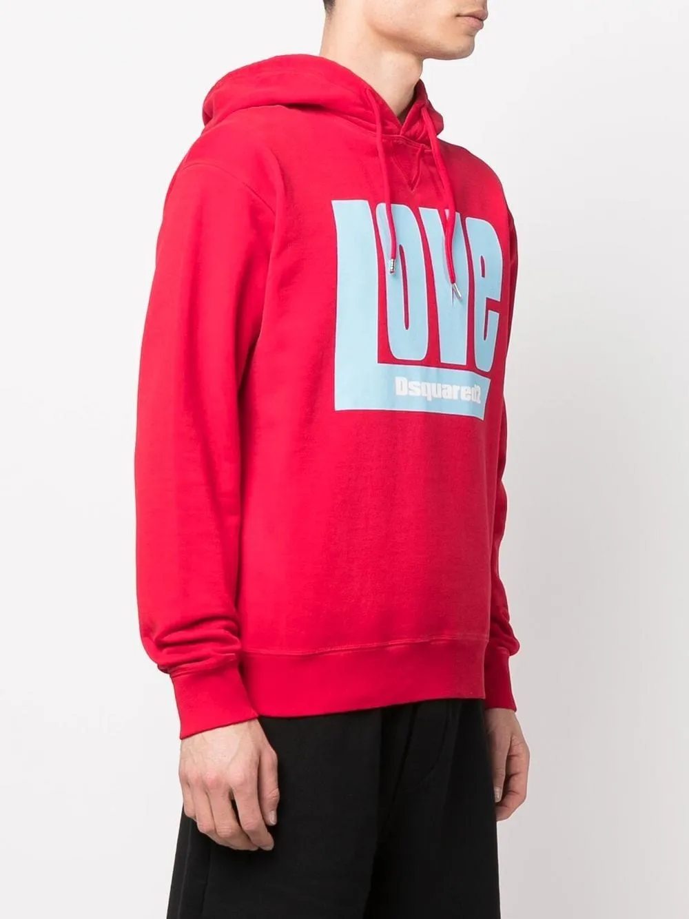 Logo-Print Hoodie Love