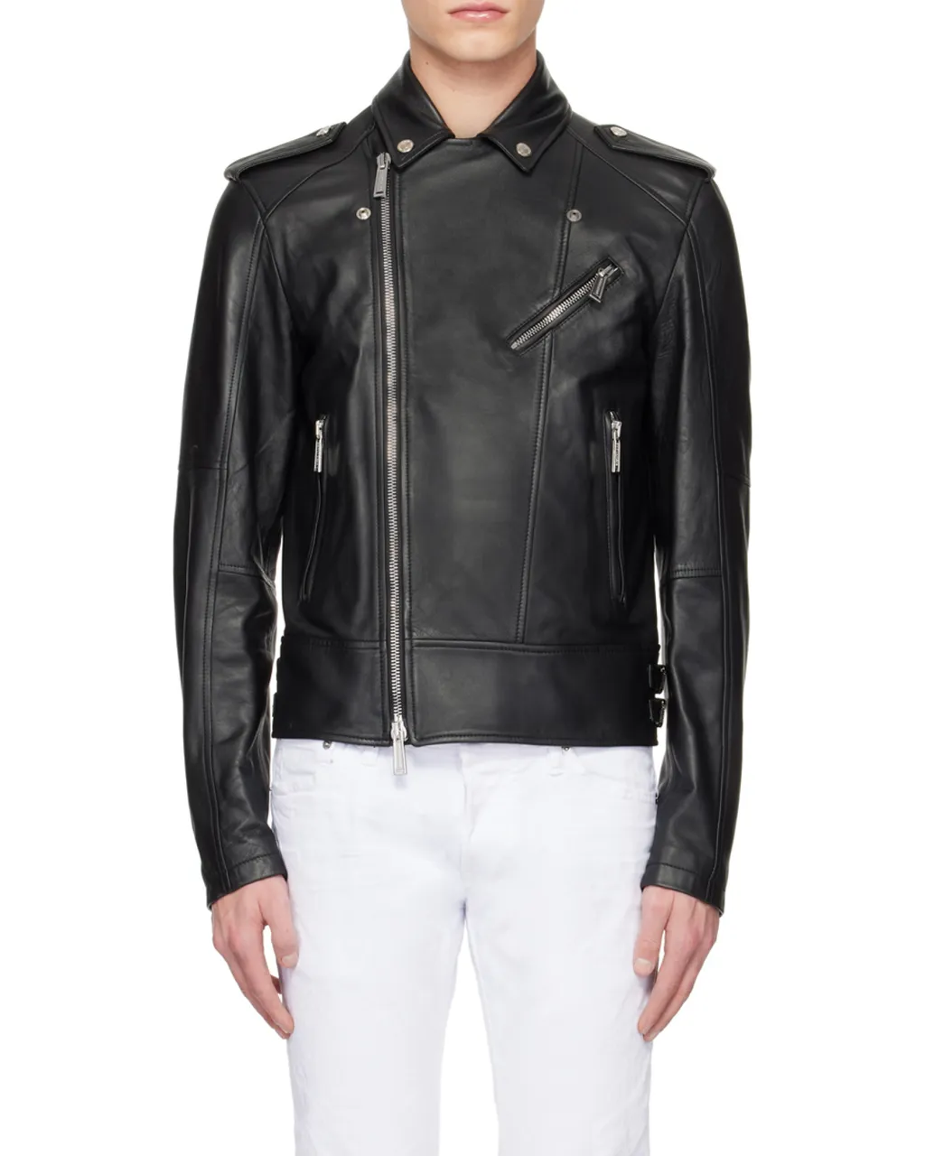 Zipped Biker Jacket