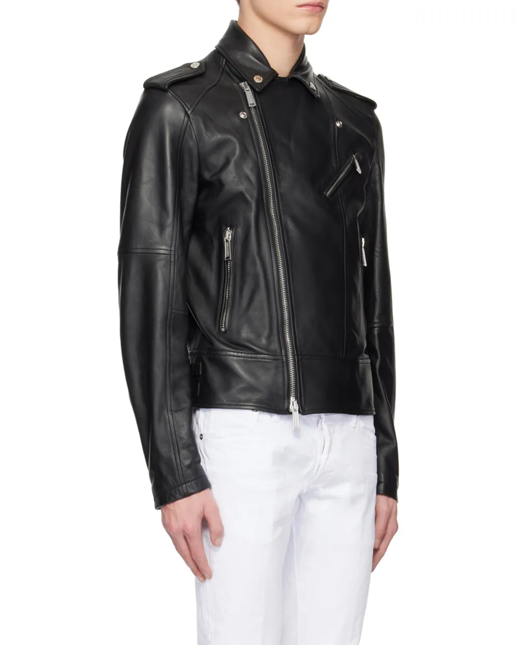 Zipped Biker Jacket