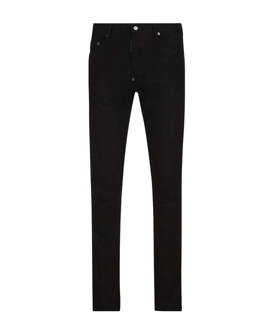 Rear Logo-Print Skinny Jeans