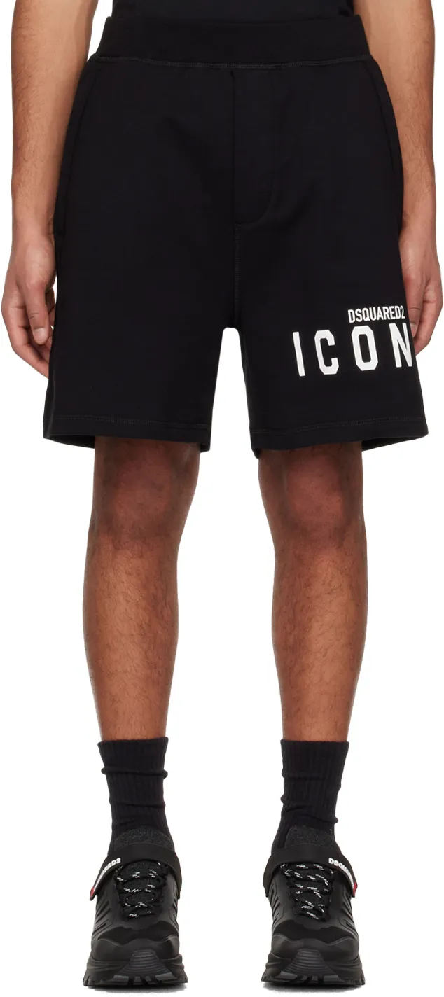 Logo-Printed Elasticated Waistband Track Shorts