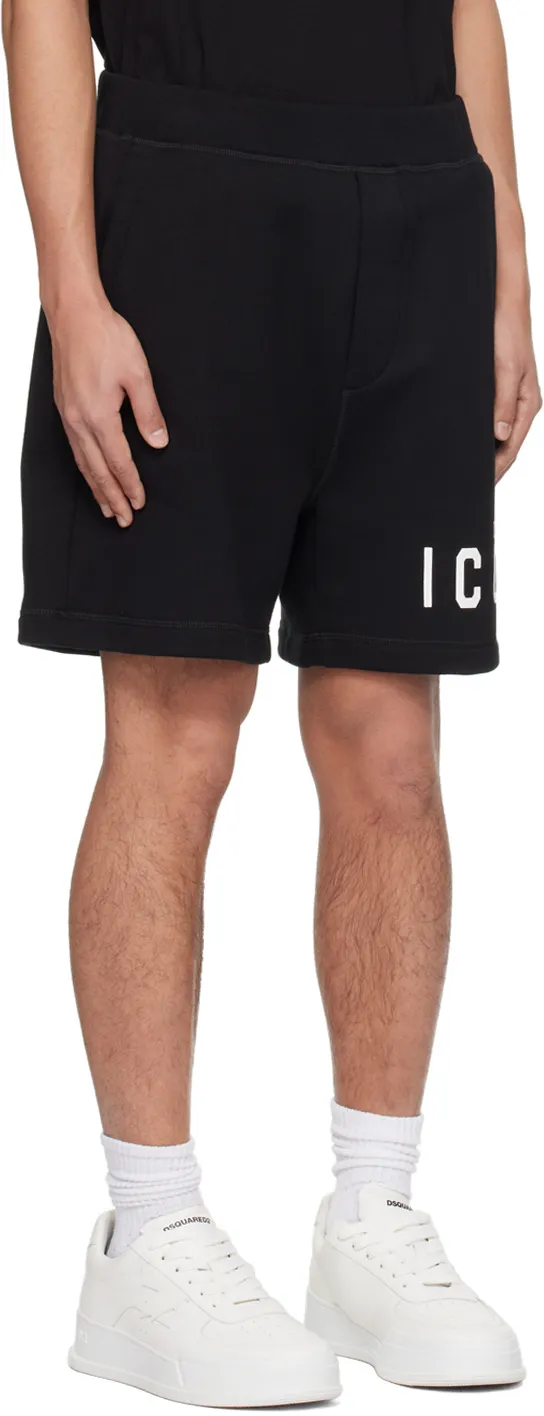 Logo-Printed Elasticated Waistband Track Shorts