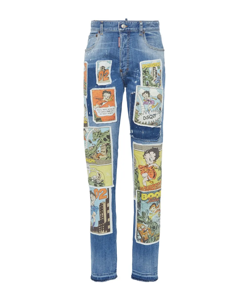 Betty Boop Patch Jeans