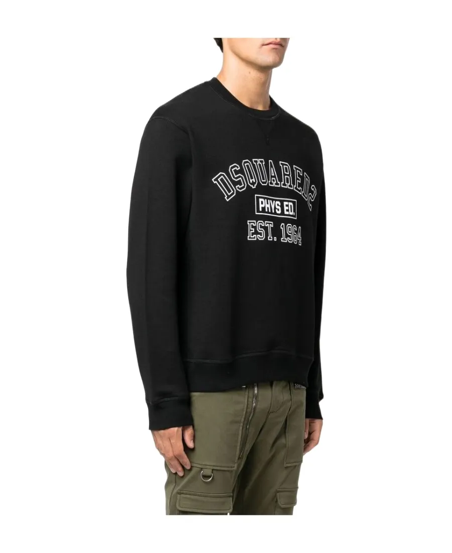 Logo-Print Crew Neck Sweatshirt