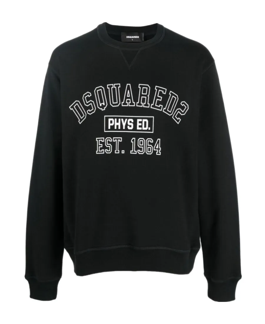 Logo-Print Crew Neck Sweatshirt