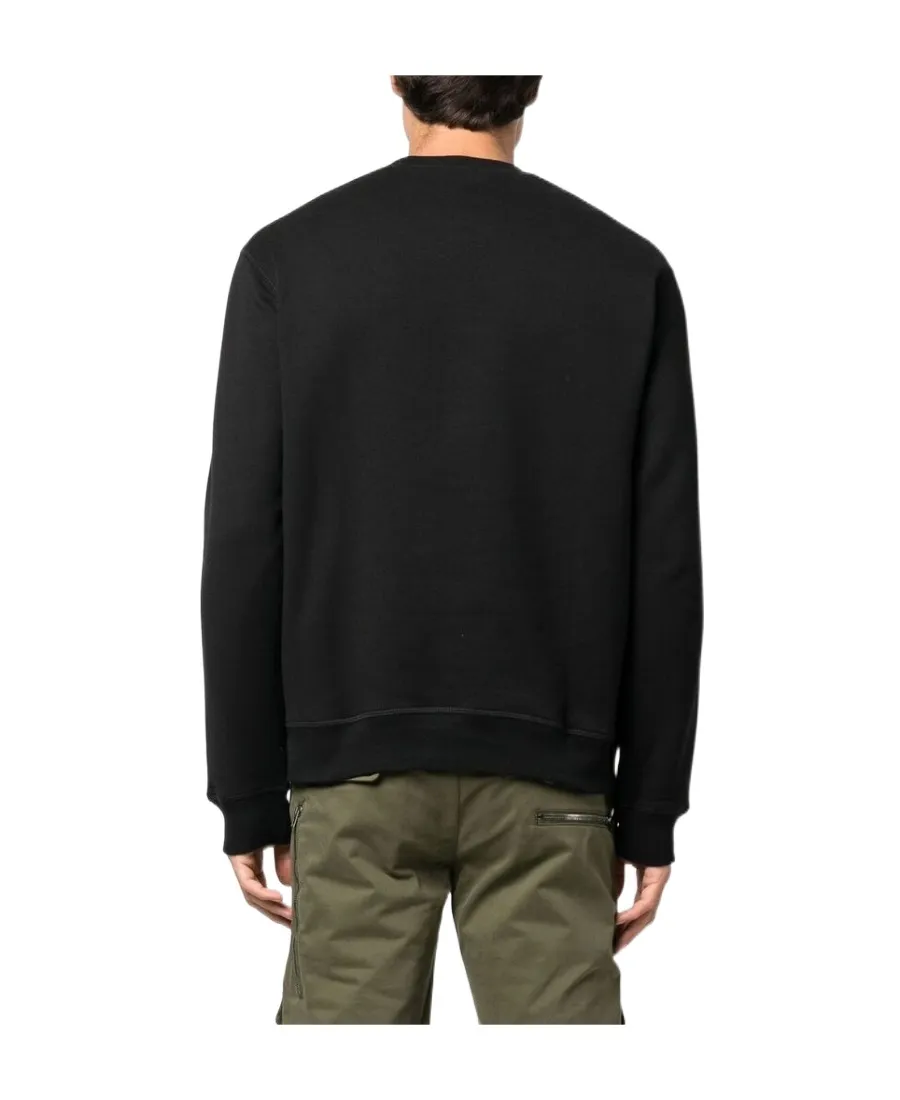 Logo-Print Crew Neck Sweatshirt