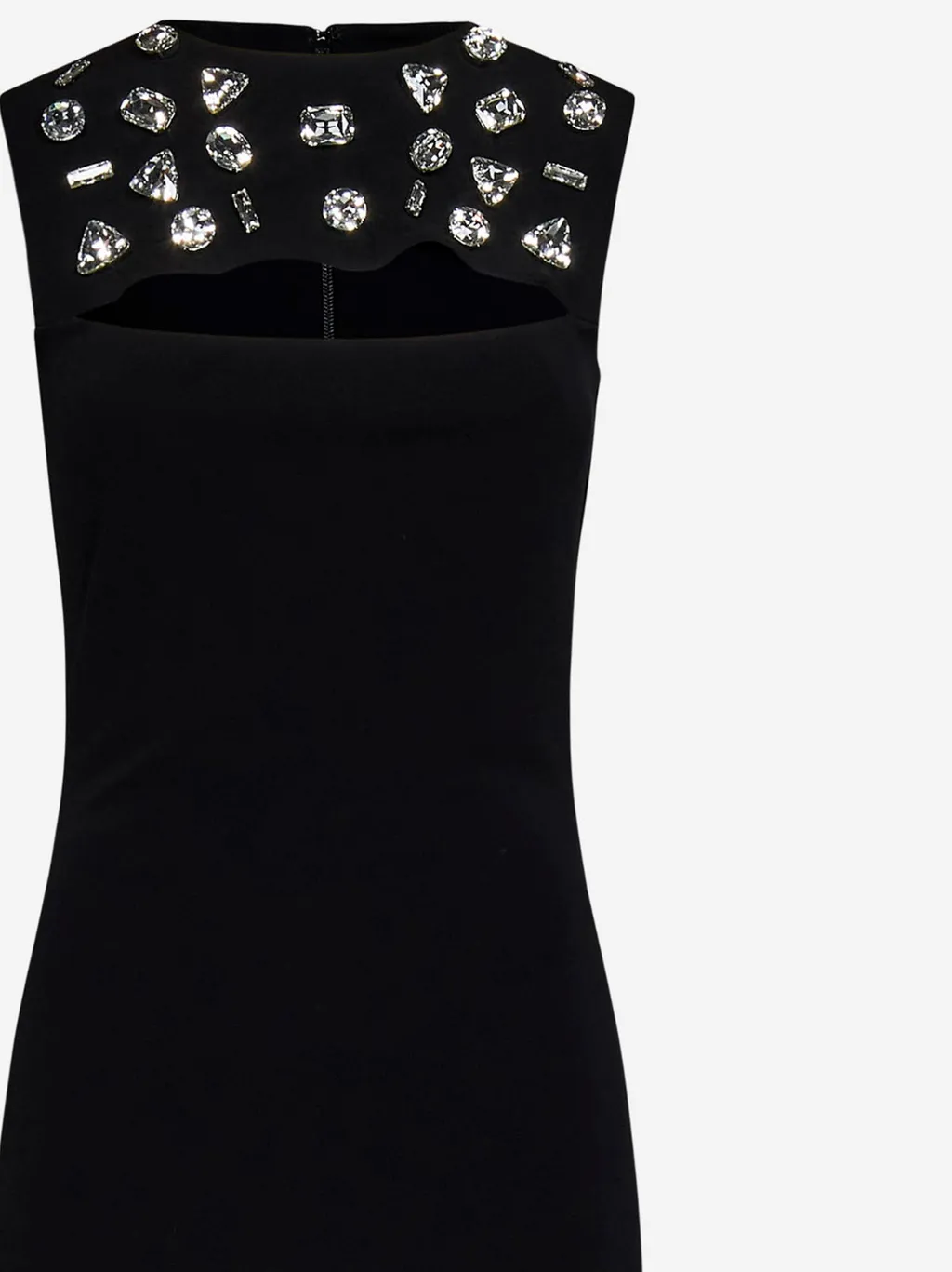 Embellished Cut-Out Dress