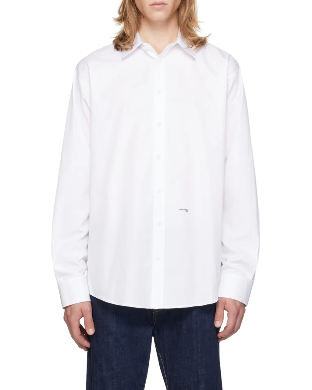 Buttoned Long-Sleeved Shirt