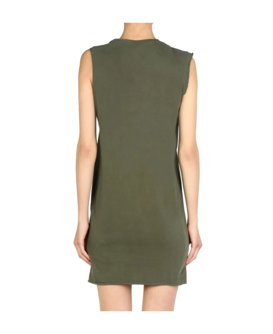 Crewneck Sleeveless Mini Dress