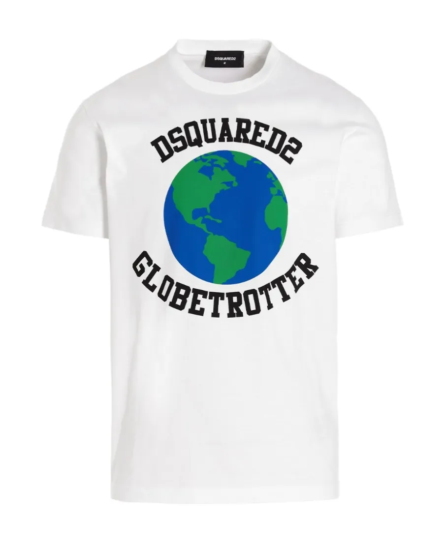 Globetrotter Printed Crewneck T-Shirt