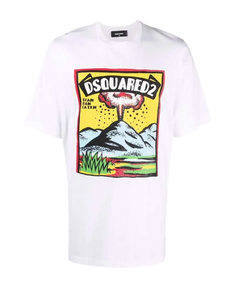 Graphic-Print Cotton T-Shirt