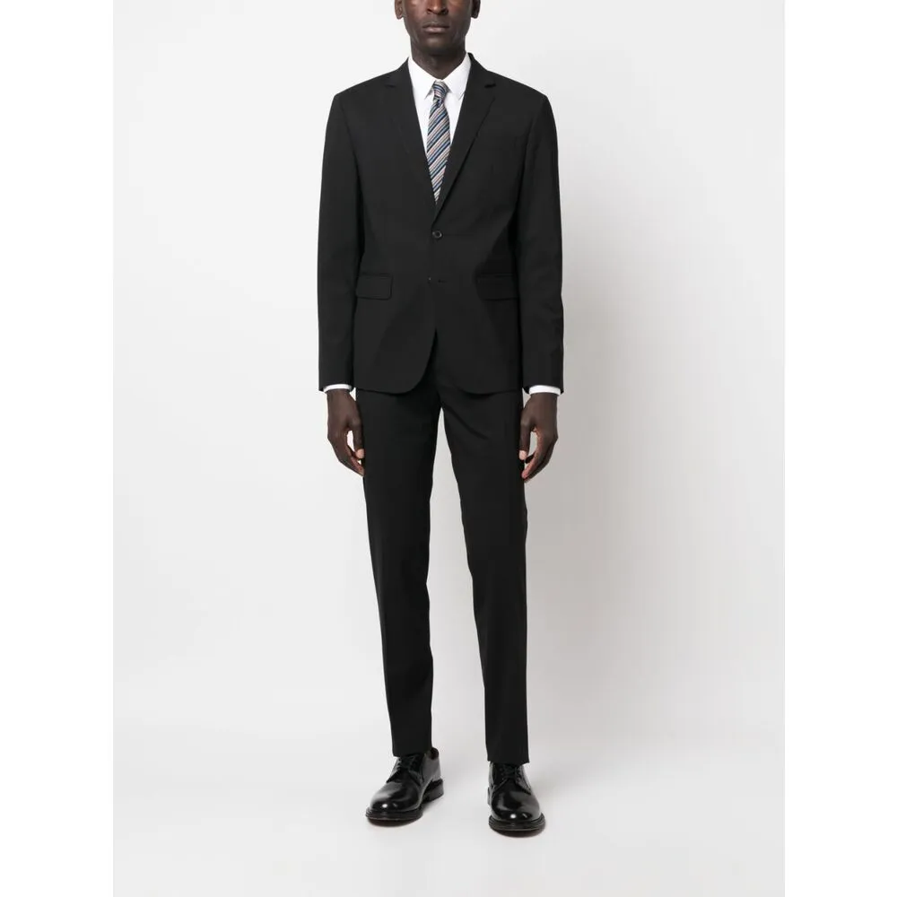 Single-Breasted Two-Piece Tailored Suit