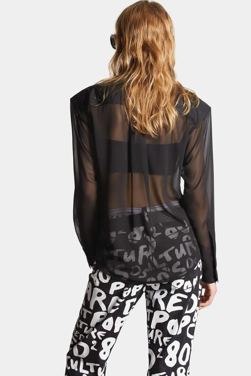 Fringed Long-Sleeved Shirt