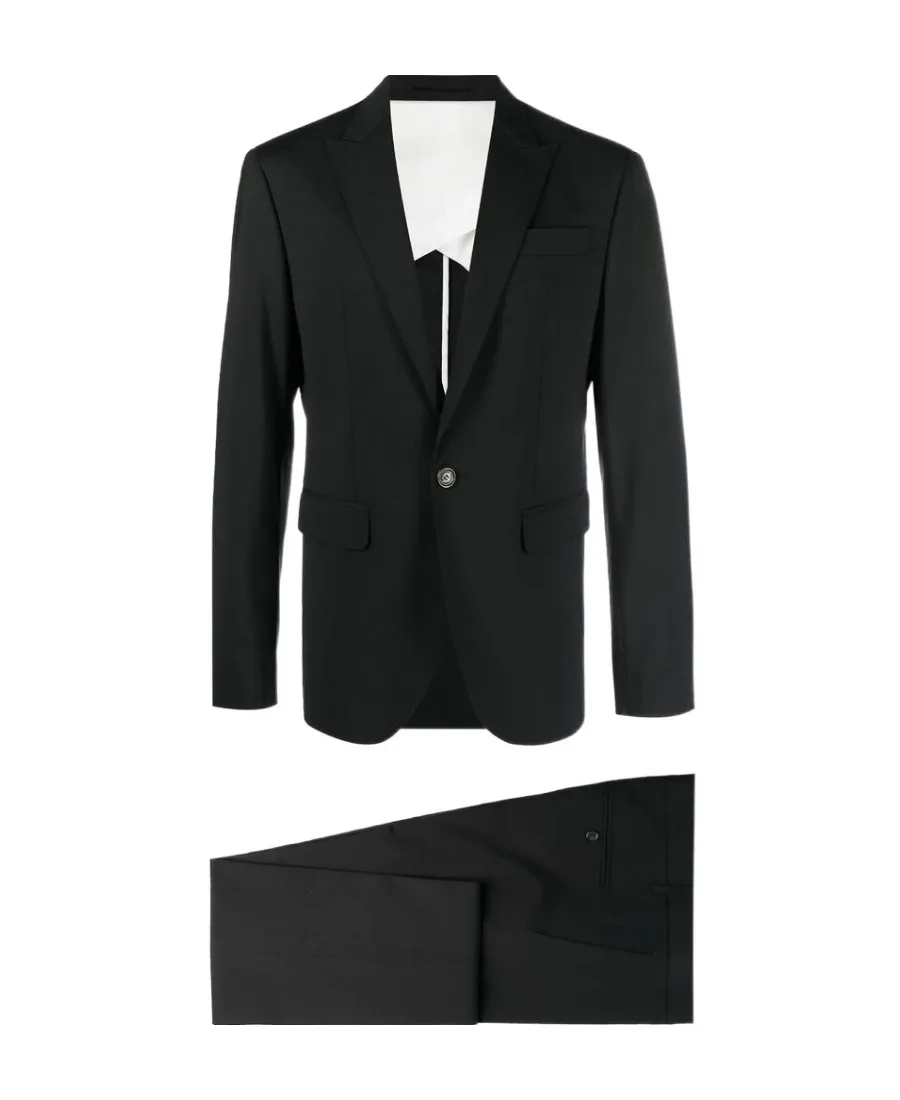 Single-Breasted Two-Piece Tailored Suit