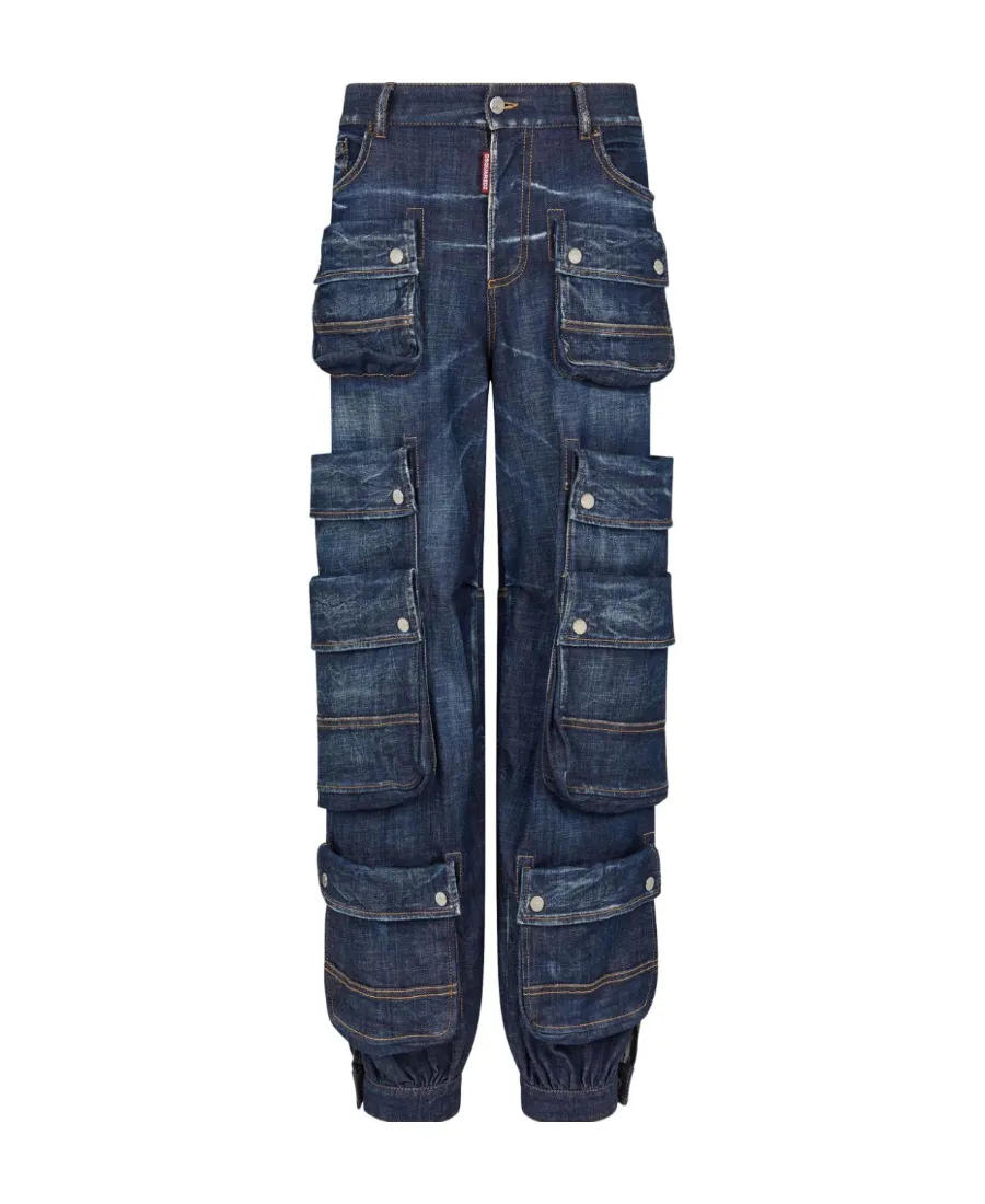 Baggy Fit Cargo Jeans