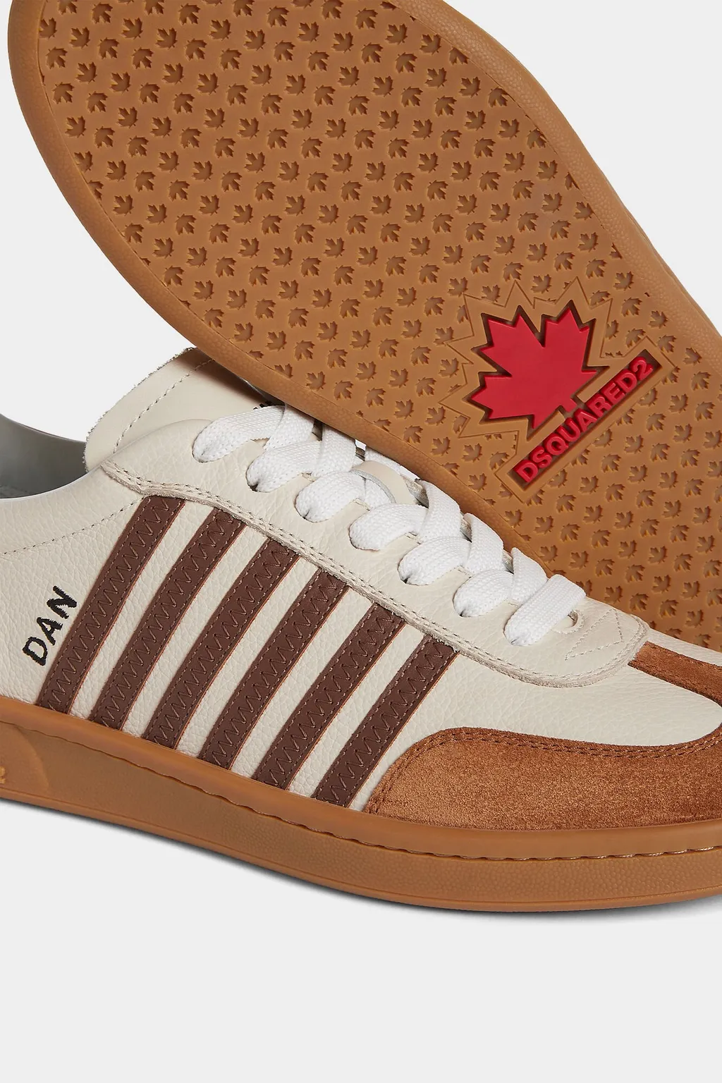 Round Toe Low-Top Sneakers