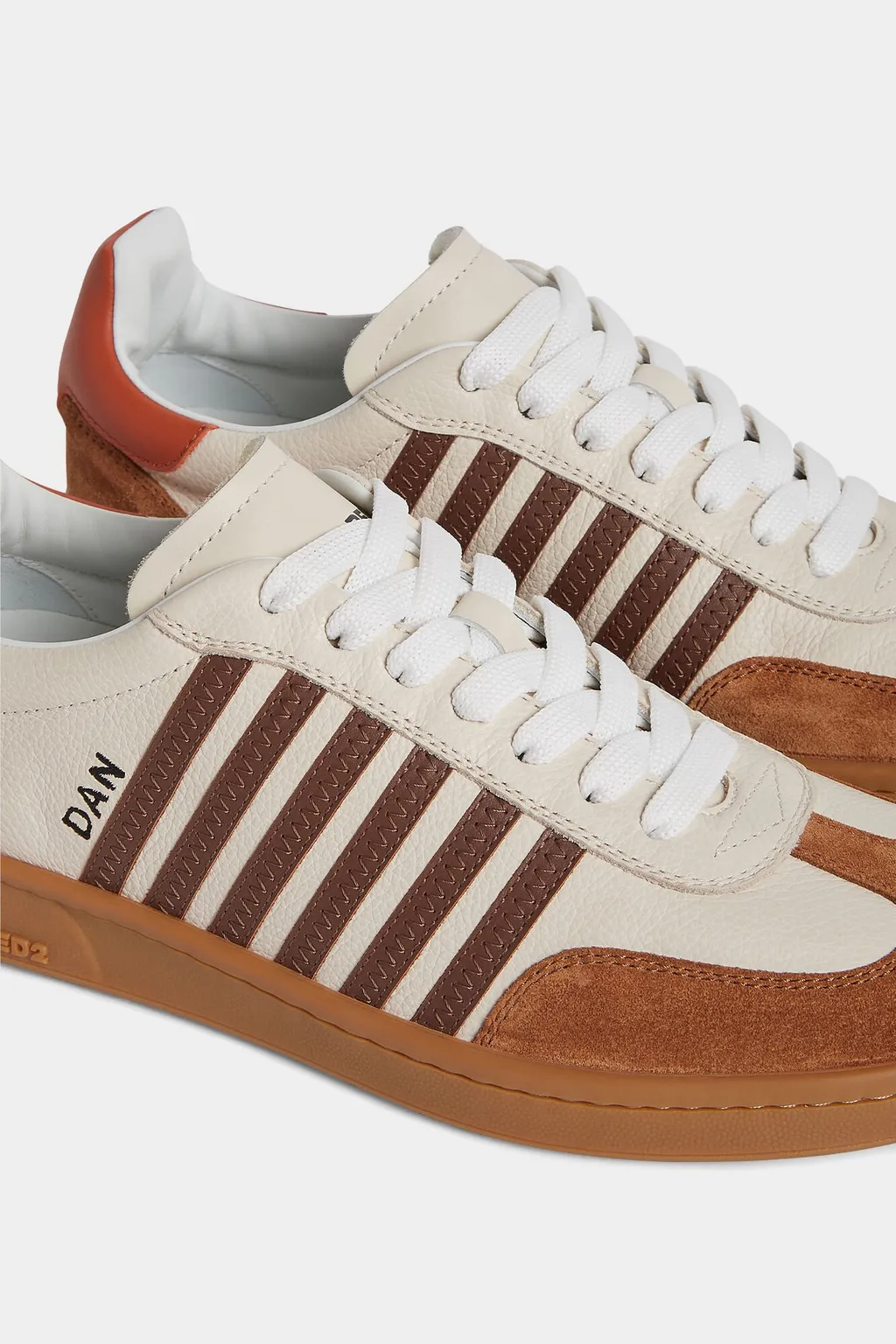 Round Toe Low-Top Sneakers