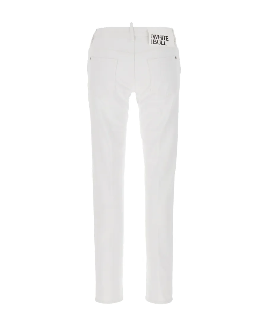 Logo Patch Straight Leg Jennifer Jeans