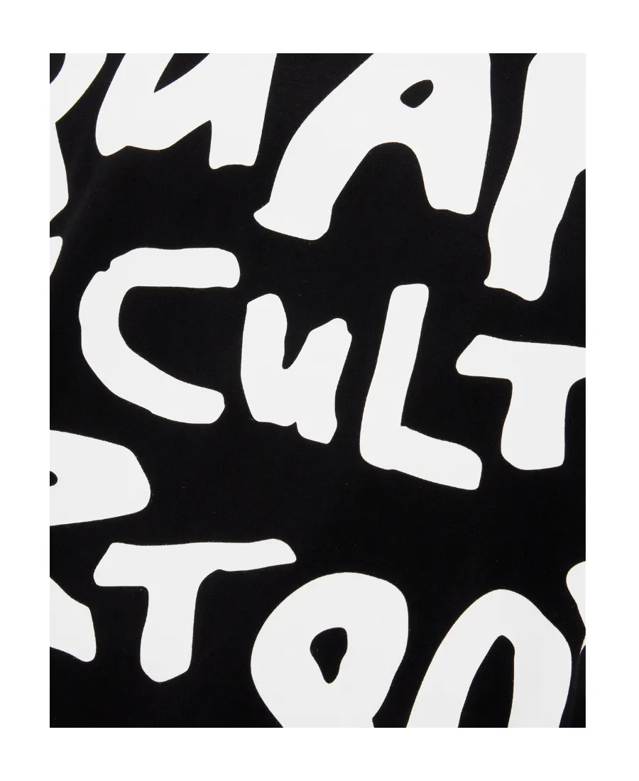 Slogan-Printed Crewneck T-Shirt