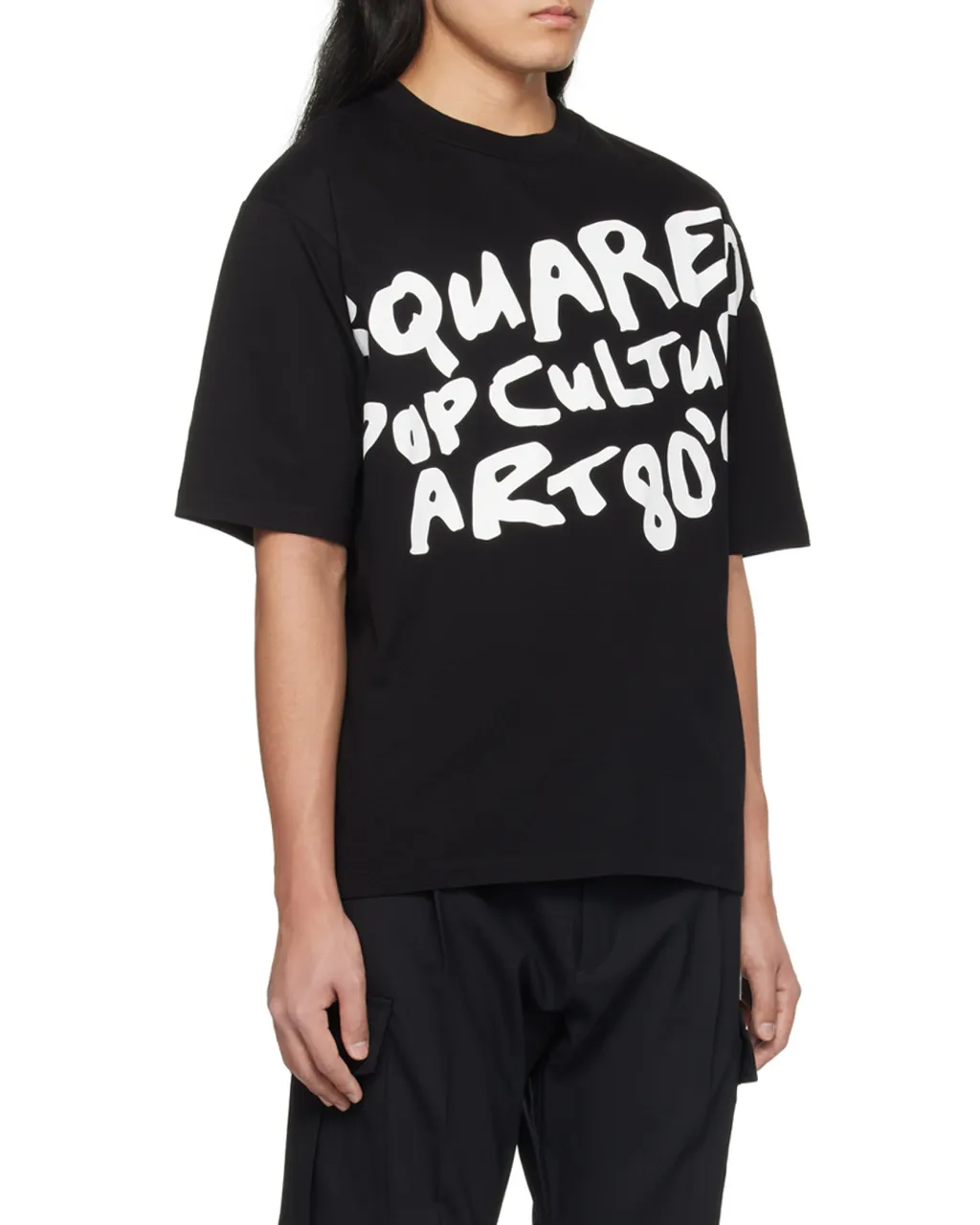 Slogan-Printed Crewneck T-Shirt