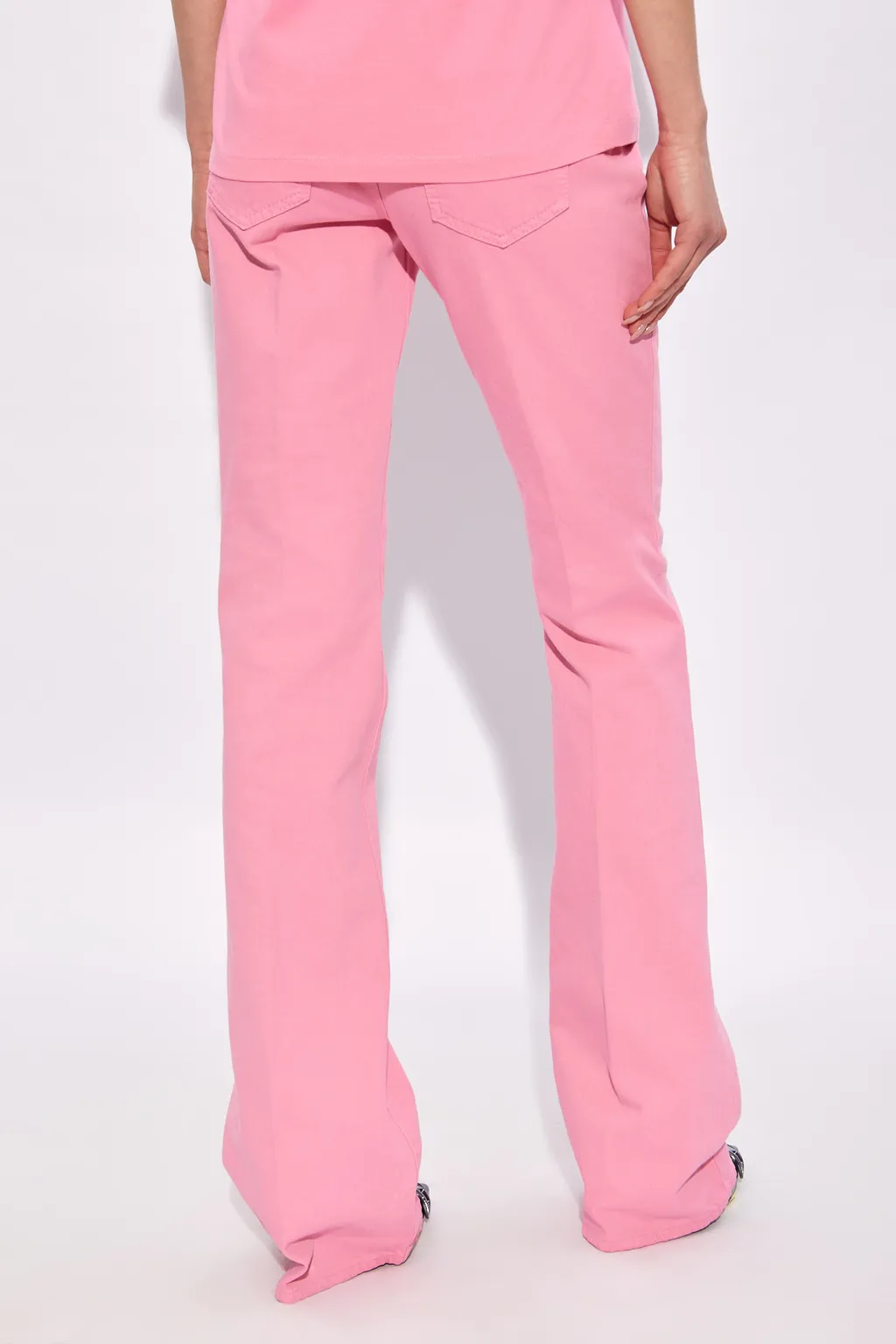 Medium Waist Flared Jeans