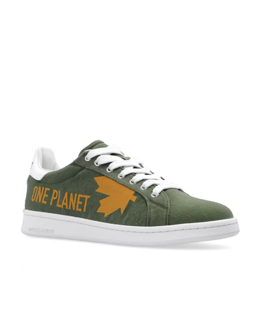 Boxer Leaf-Graphic Low-Top Sneakers
